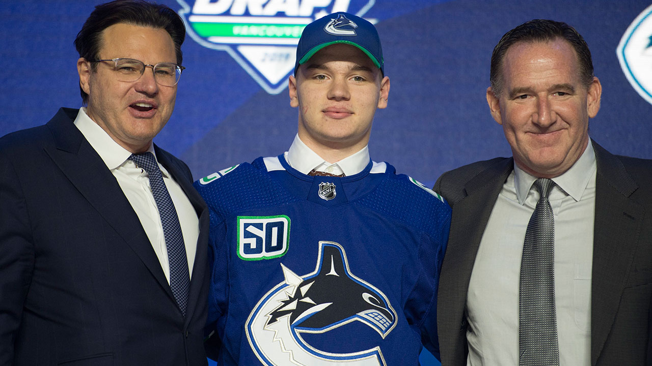 Time will tell. Canucks' first round pick is a surprise...again.